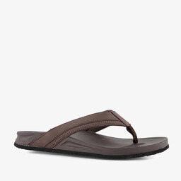 Blue Box heren teenslippers donkerbruin