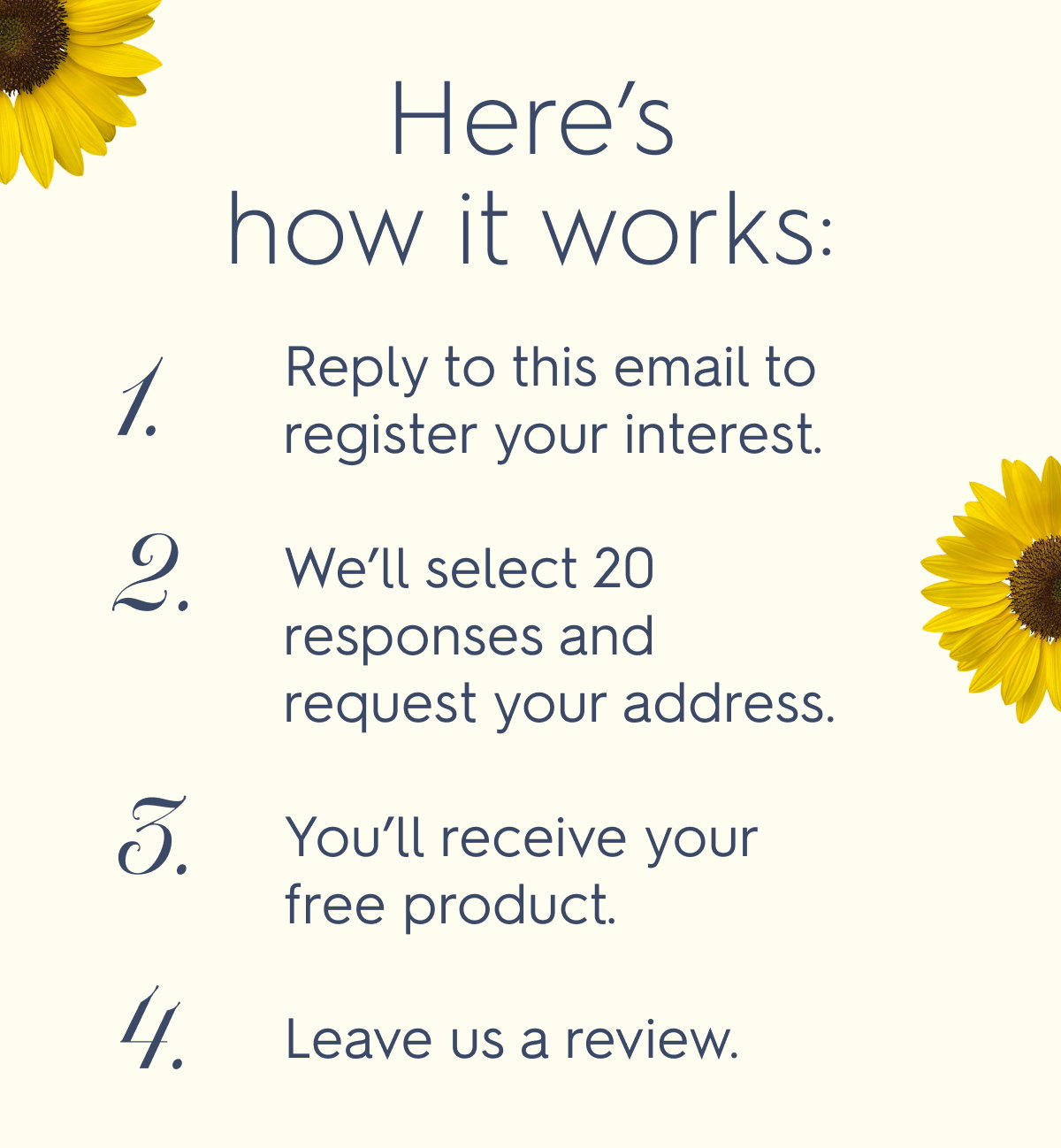Here's how it works: