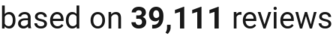 number of reviews
