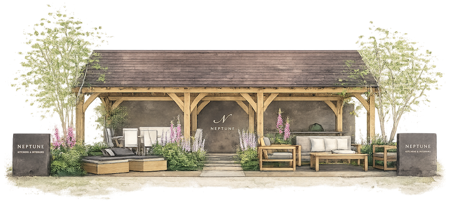 Illustration of Neptune Chelsea Flower Show stand