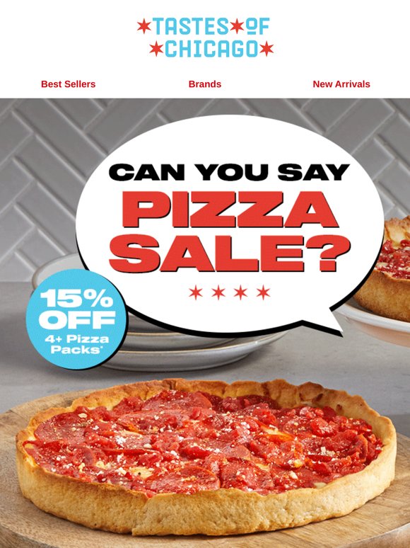 Stock Up 🍕🍕🍕🍕 Save 15%