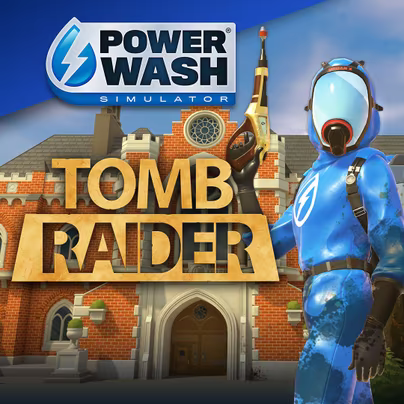 PowerWash Simulator Tomb Raider & FF7 Midgar DLC - All...