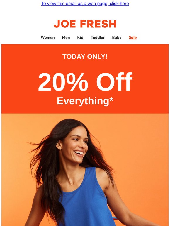 🚨 20% Off Everything