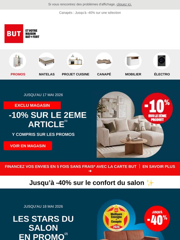 🔥 -10% sur le 2e article en plus des promos ? Oui oui.