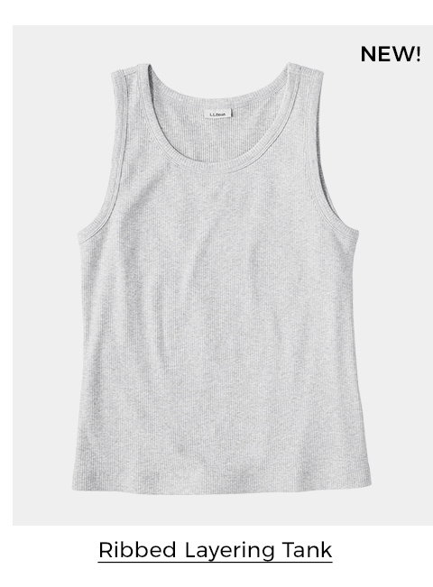 NEW Ribbed Layering Tank