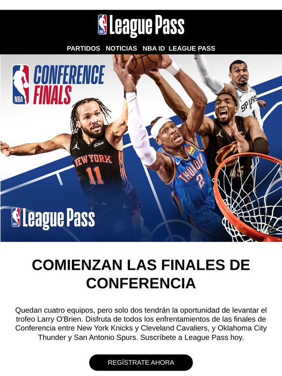 No te pierdas las finales de conferencia 🔥