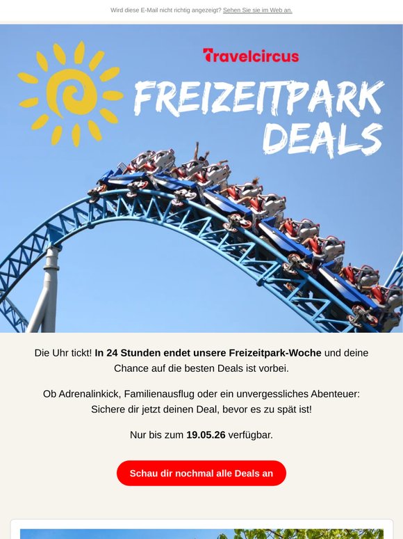 ⏰ Deine Freizeitpark Deals enden in 24 Stunden