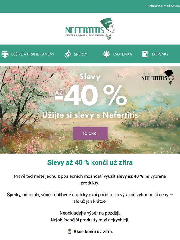 Poslední den před koncem: Slevy až 40 % končí už zítra ⏳