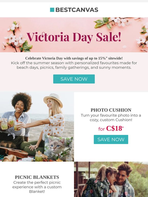 Victoria Day Sale: Up to 15% OFF everything!
