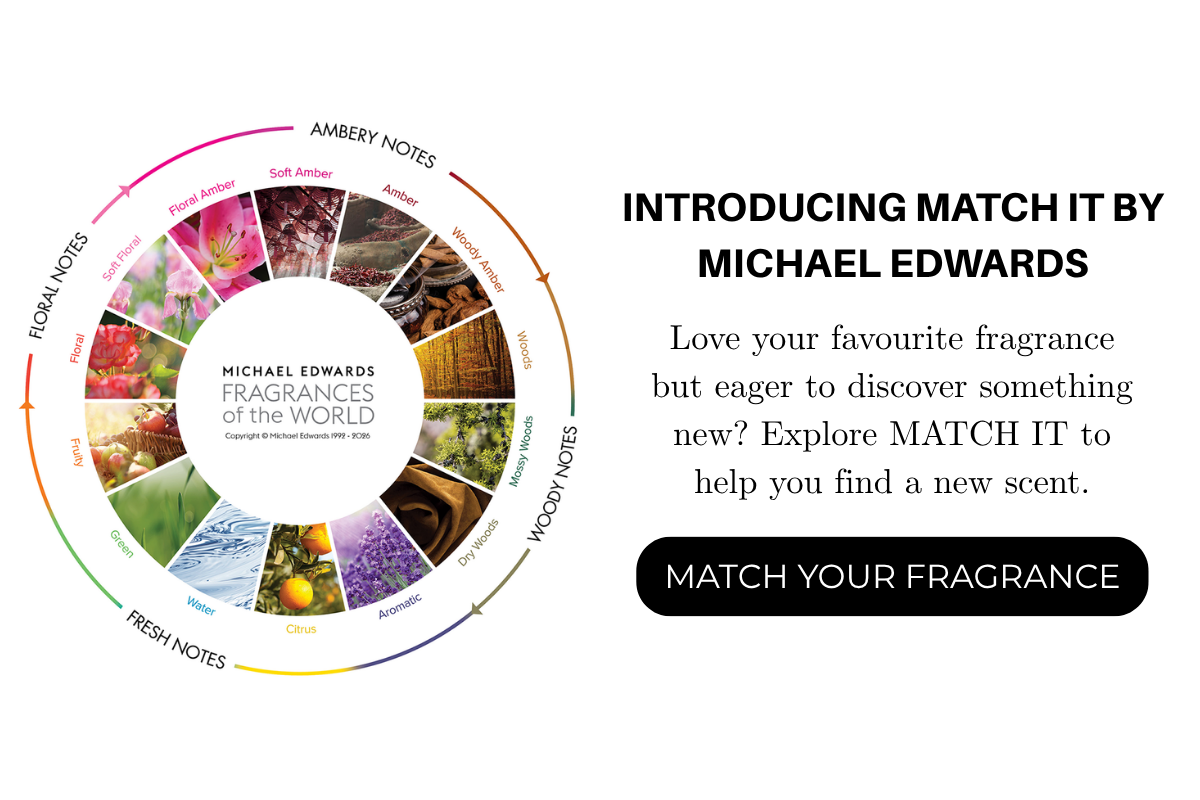 Introducing match it by Michael Edwards: love your favourite fragrance but eager to discover something new? Explore match it to help you find a new scent.
