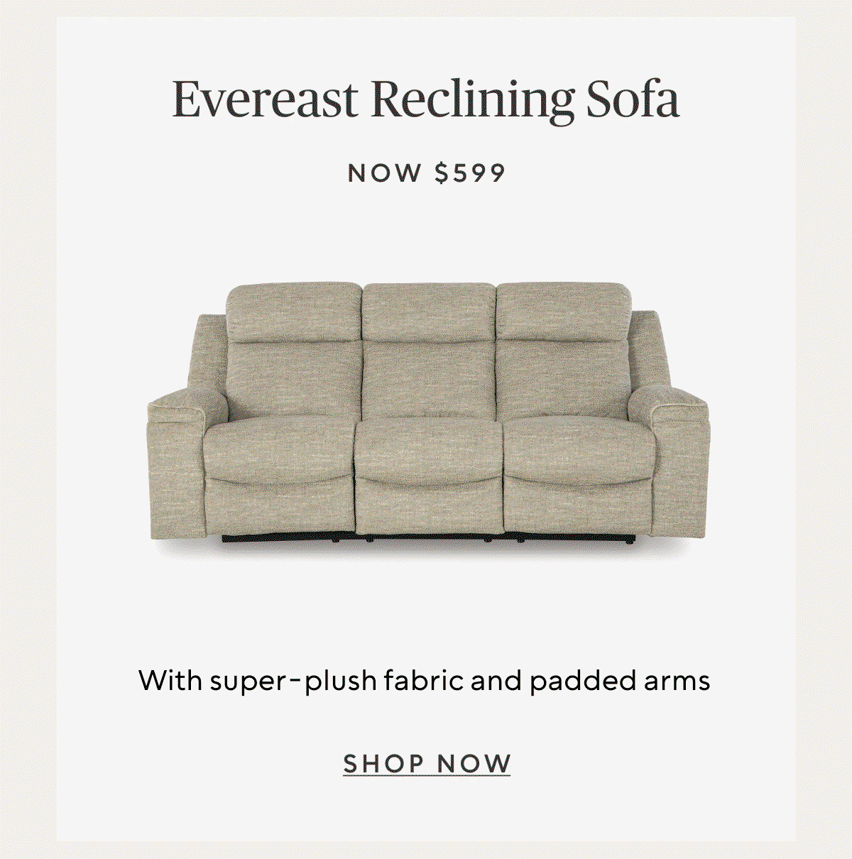Evereast Reclining Sofa
