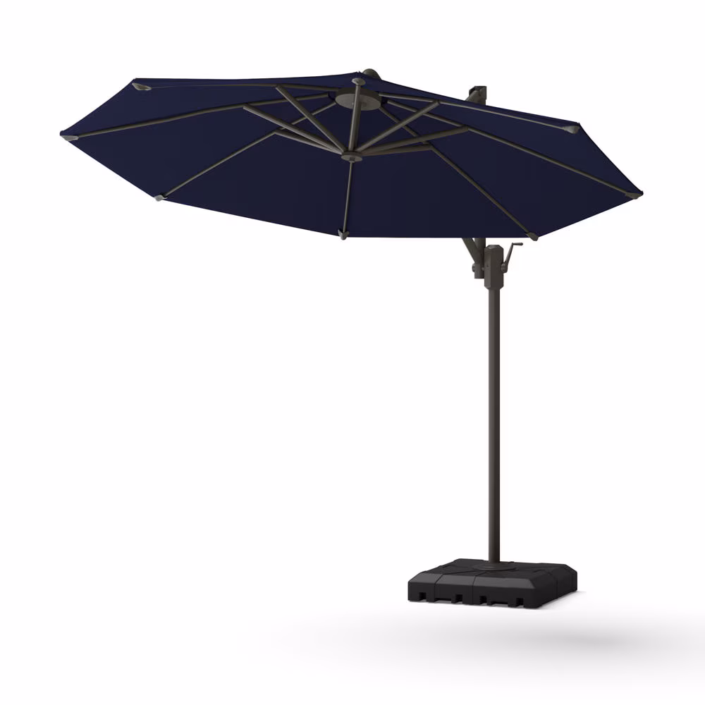 Modular Outdoor 10' Sunbrella® Round Umbrella - Navy Blue