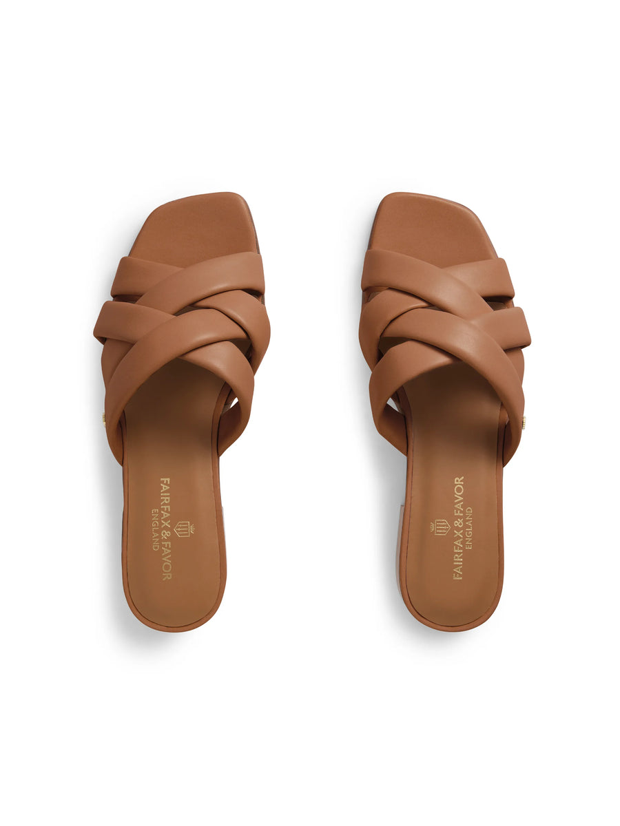 Ebury Tan Leather Sandals