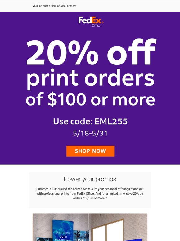 Stand out. Sell more. Save 20%.