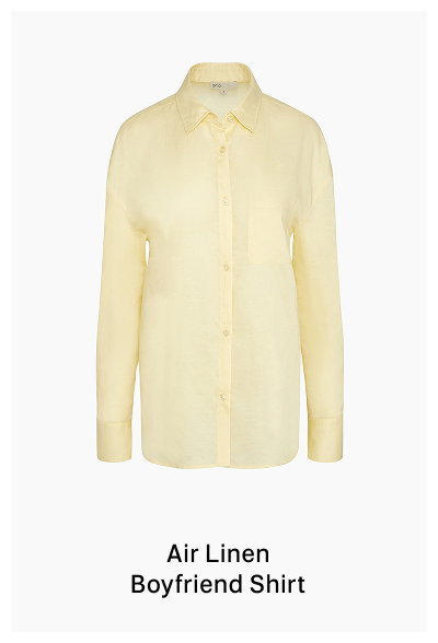 Onia Spring 2026 Women's Air Linen Boyfriend Shirt