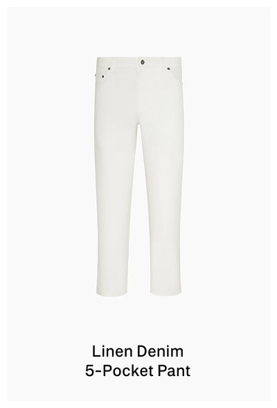 Onia Spring 2026 Men's Linen Denim 5-Pocket Pant