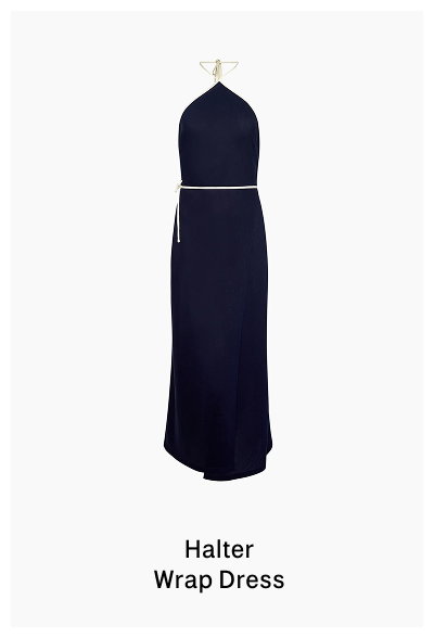 Onia Spring 2026 Women's Halter Wrap Dress