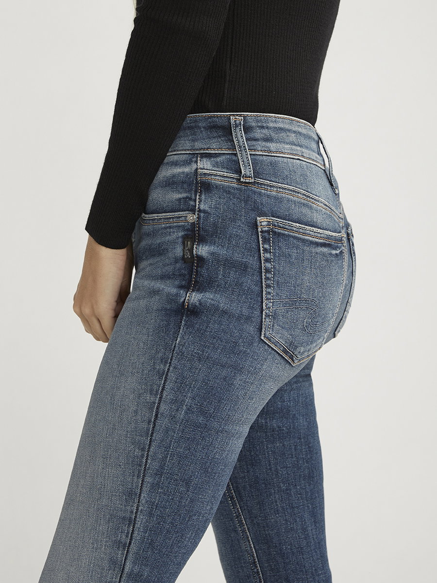 Image of Suki Mid Rise Straight Leg Jeans