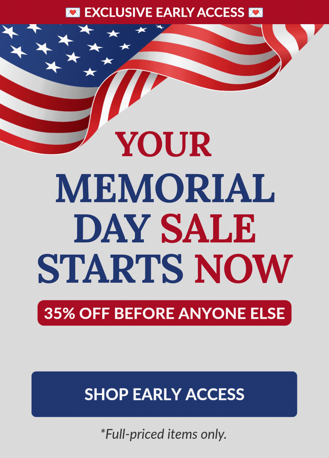 SHOP EARLY ACCESS