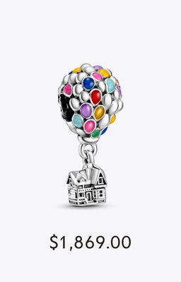 Disney Pixar Up House & Balloons Charm