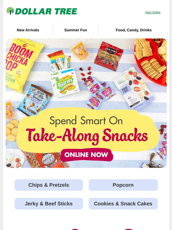 Summer snacks at easy prices