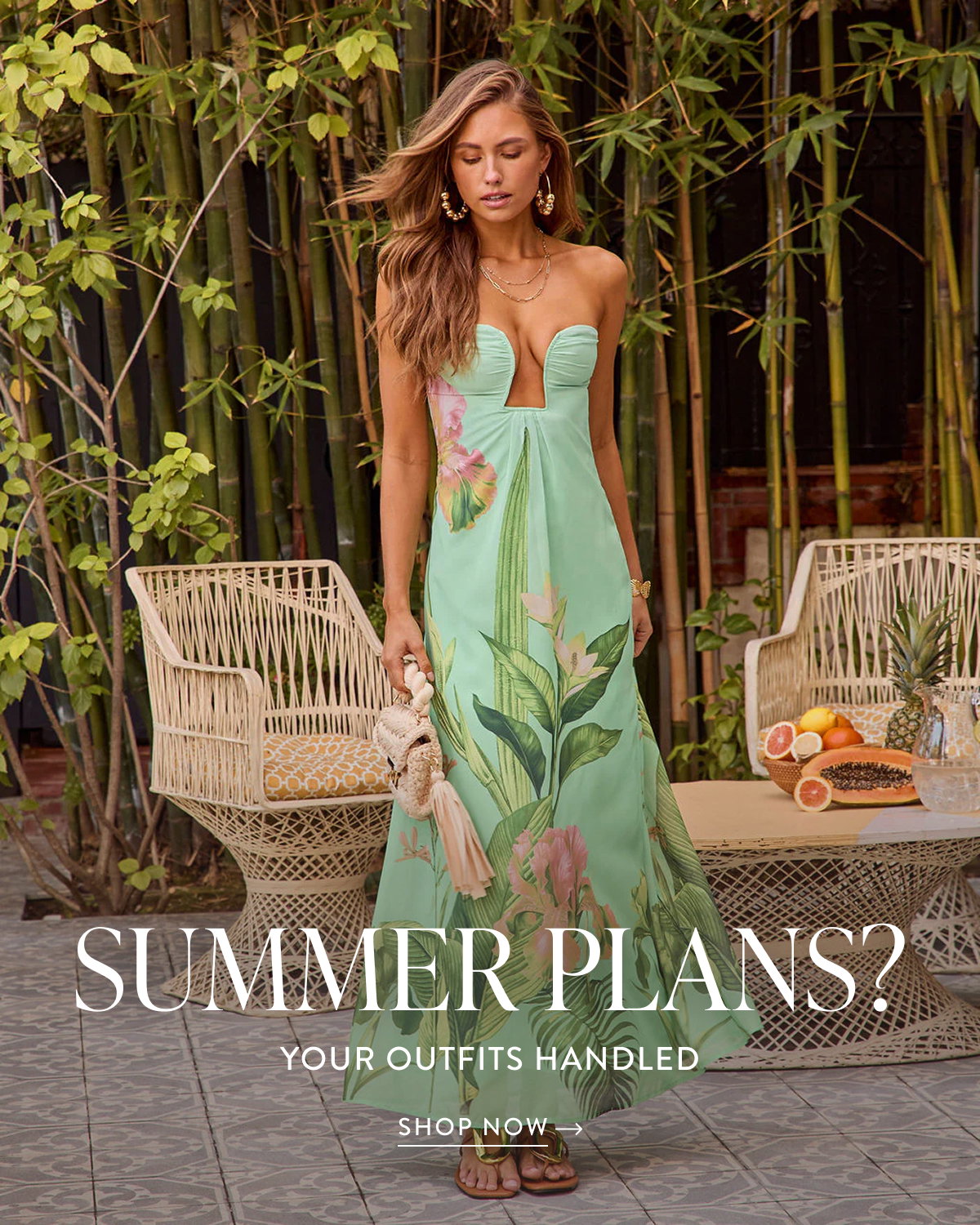 Summer Plans? Your Outfit Handled. Shop Now 