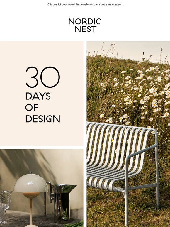Un design qui sublime la vie en plein air – jusqu'à -50 %