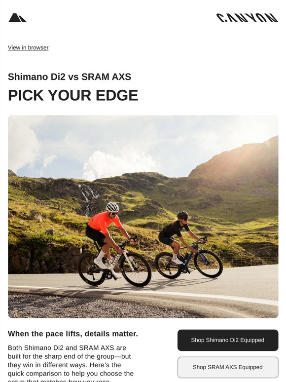 Di2 vs AXS: choose your race weapon