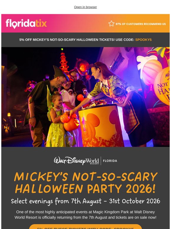 Ends Tonight: 5% Off Inside!* 🎃