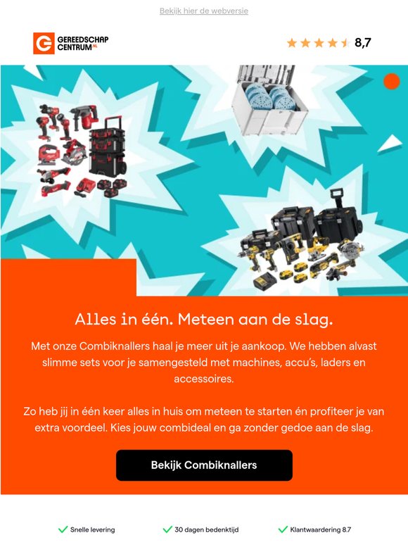 Combiknallers: alles wat je nodig hebt in één deal