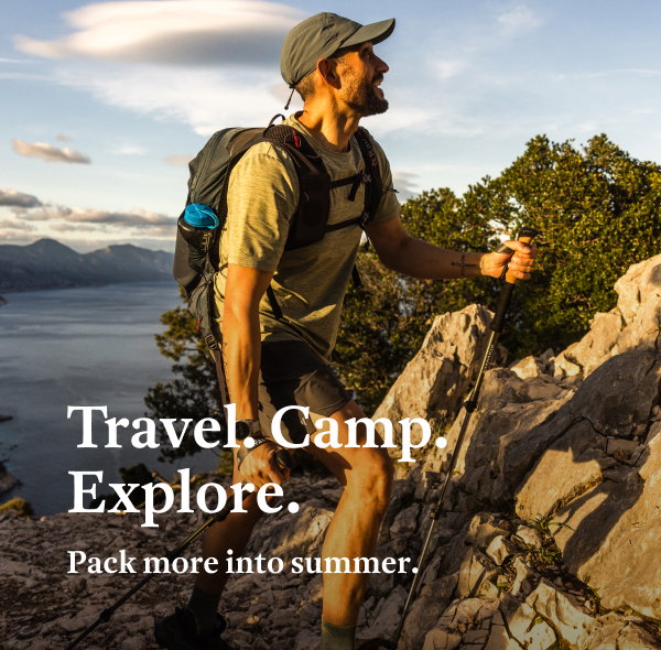 Travel, camp, explore.