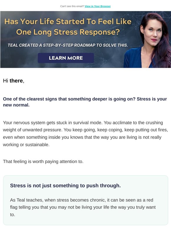 Is chronic stress your life right now?