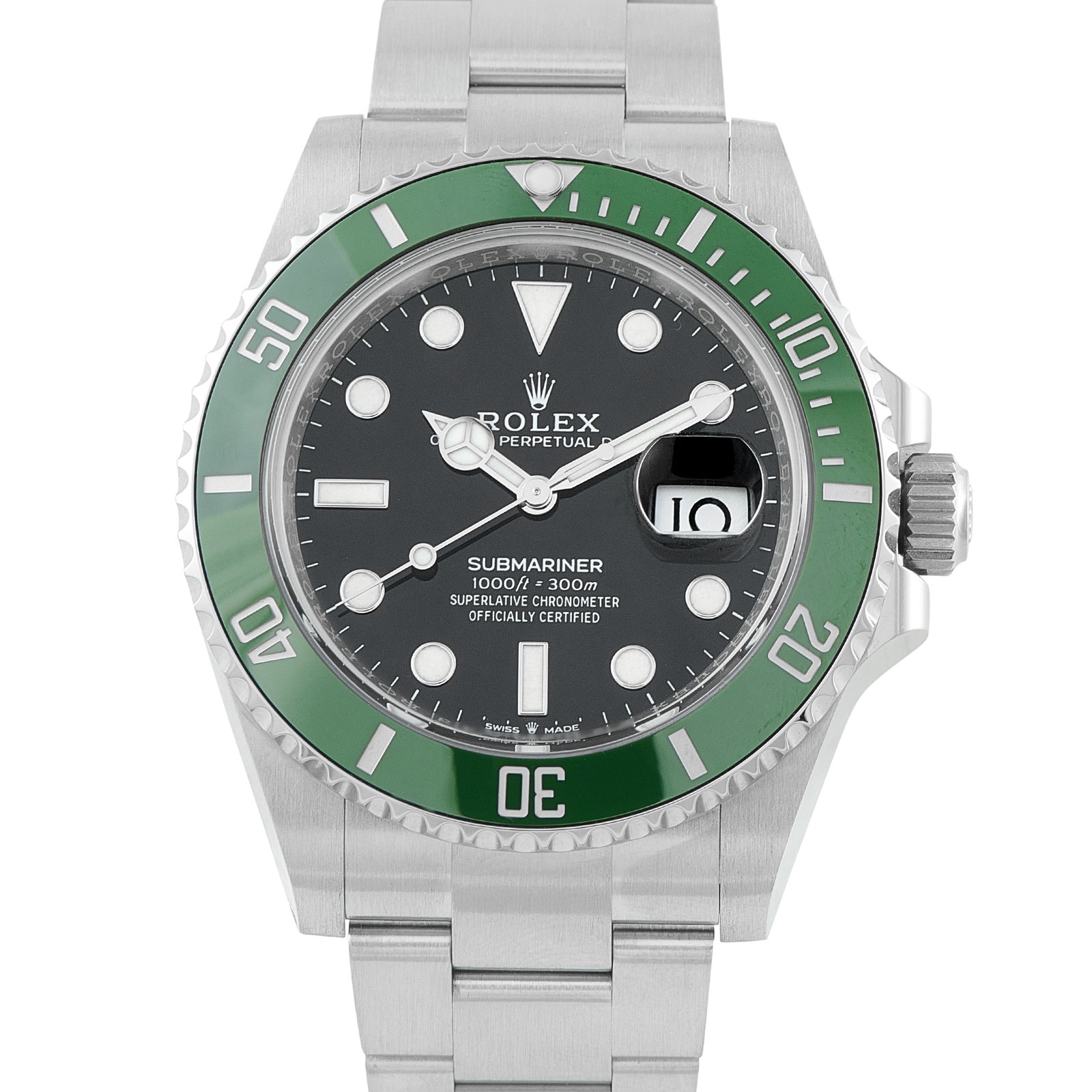 Rolex Submariner Date Starbucks Steel Watch 126610LV