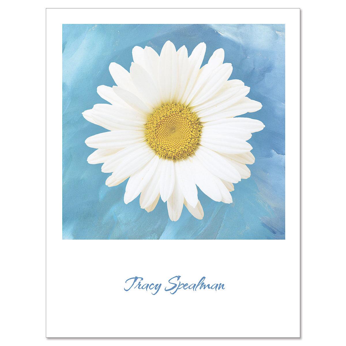 Image of Photographic Daisy  Custom  Note Cards