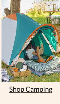 Child in tent.