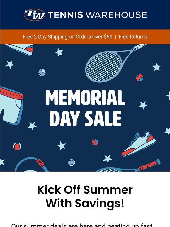 Memorial Day Sale Kickoff: Summer Savings Start Now!