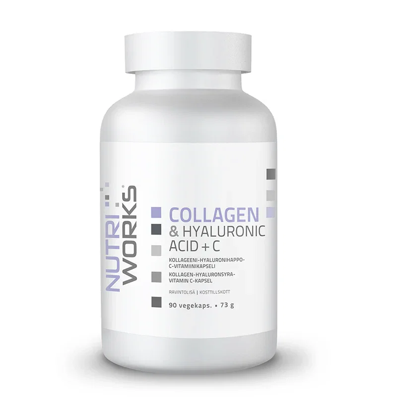 Image of Nutri Works Collagen & Hyaluronic Acid, 90 vegekaps