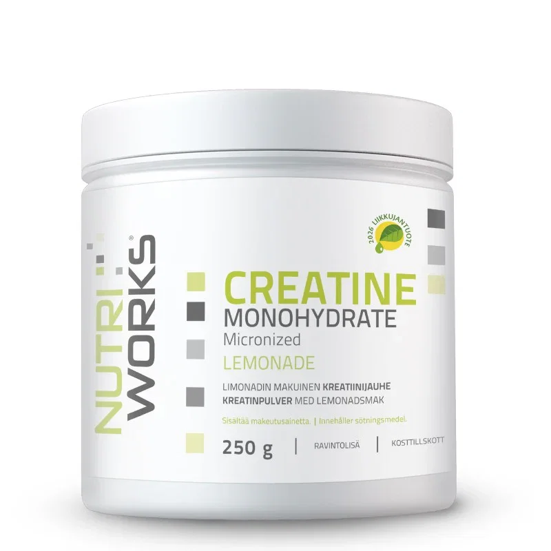 Image of Nutri Works Makeutettu Kreatiinimonohydraatti, stevia 250 g