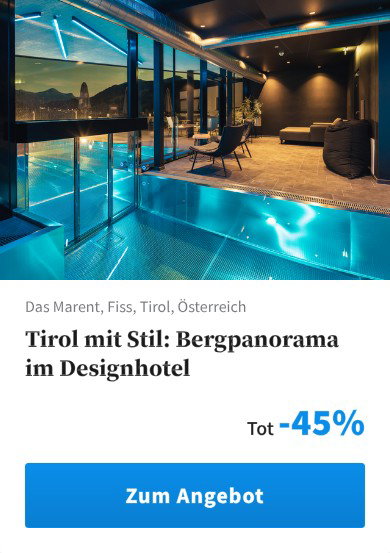 Tirol mit Stil: Bergpanorama im Designhotel