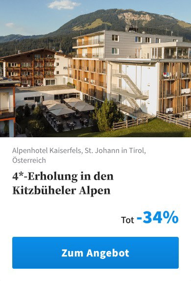 4*-Erholung in den Kitzbüheler Alpen
