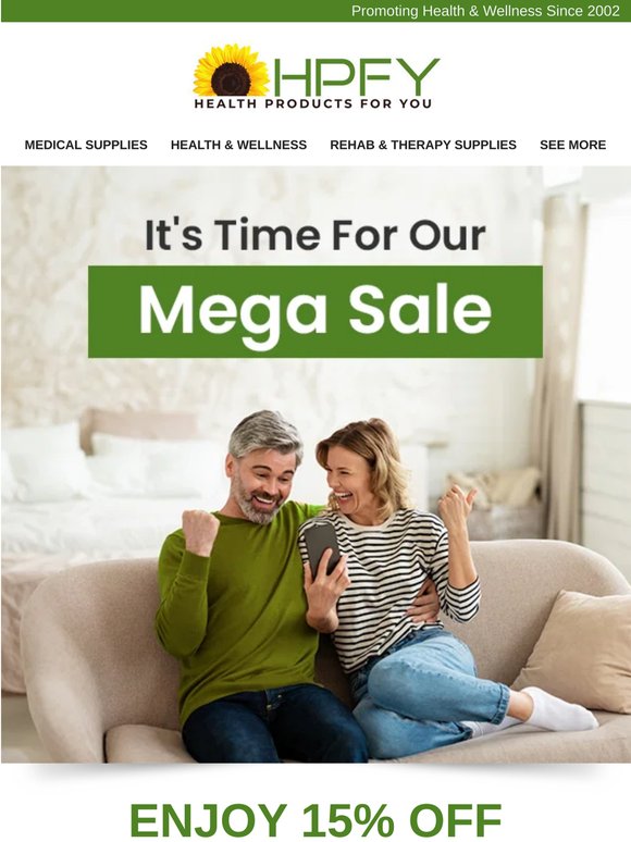 Dear Customer, ready for your biggest discount yet?