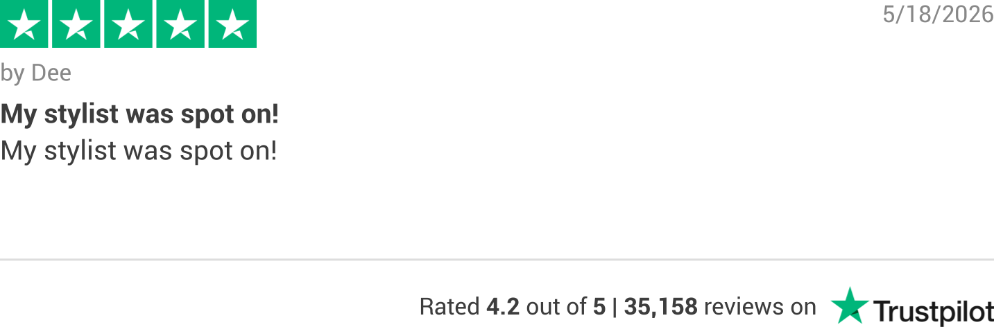 Trustpilot rating banner