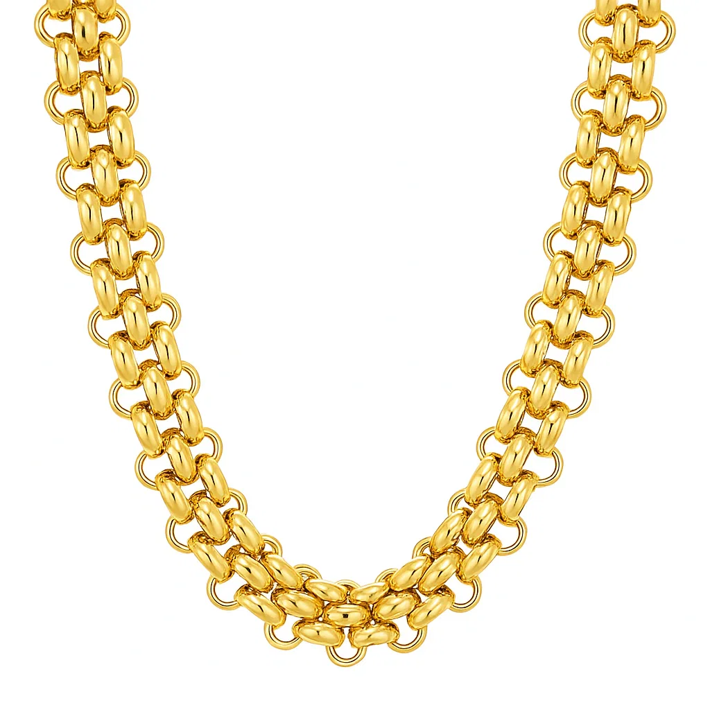 Image of Rosalinda Chunky Chain Toggle Necklace