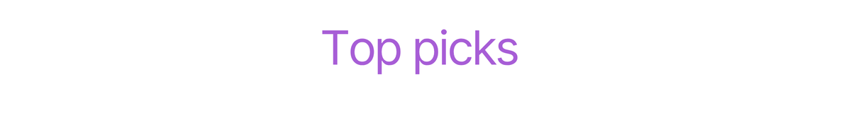 Top Picks