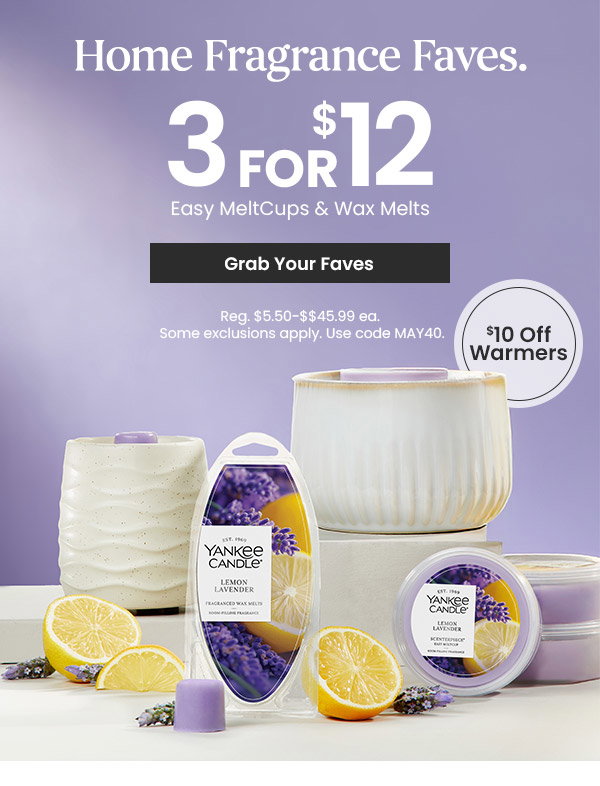 3 for $12: Easy MeltCups & Wax Melts