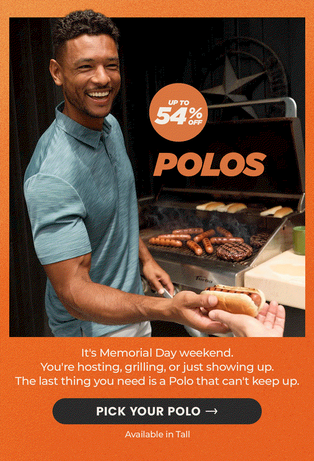 Polos up to 54% off