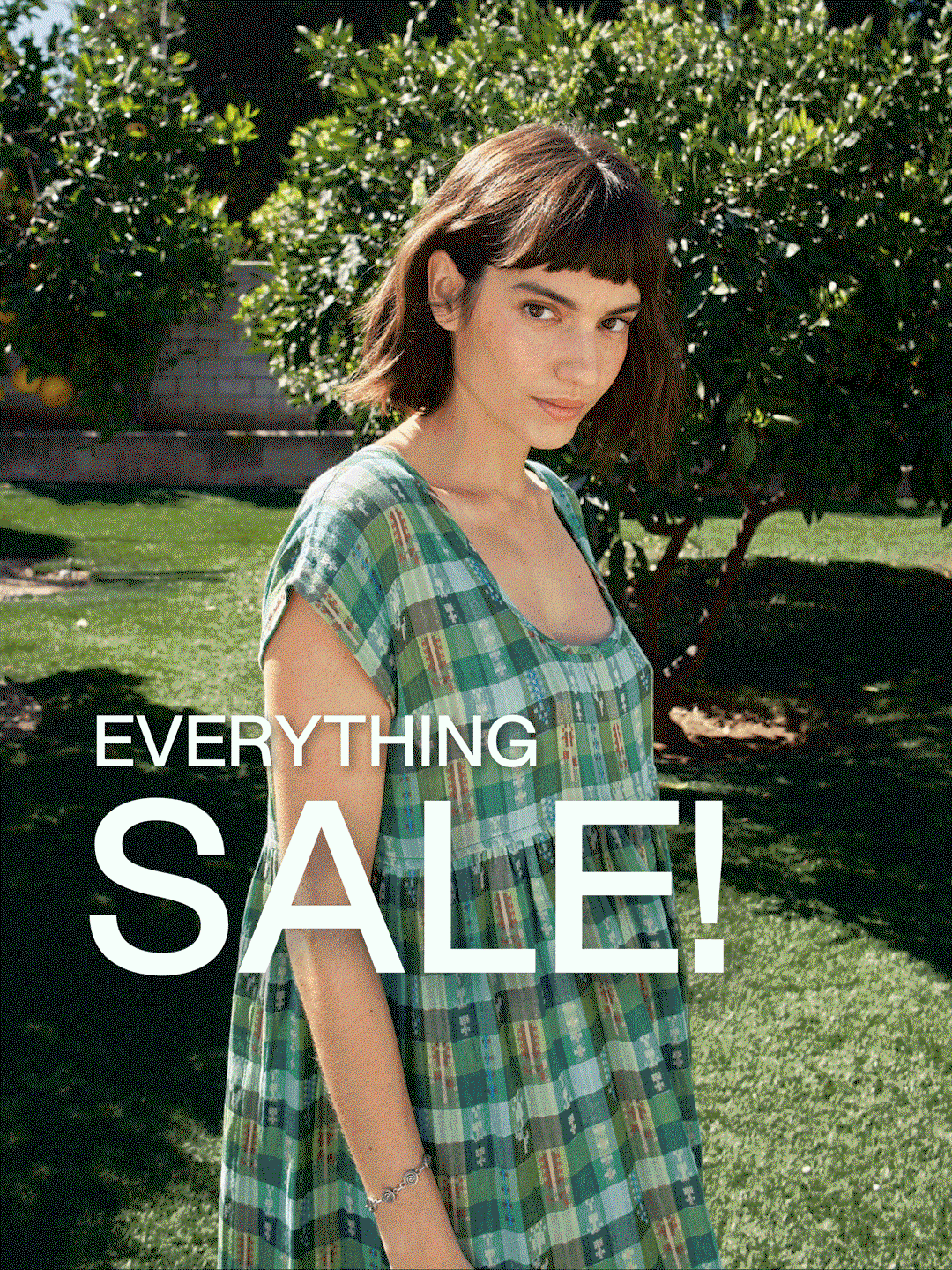 sitewide sale model gif