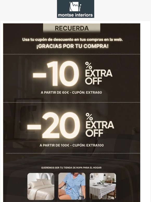 ⏰ Recuerda tu descuento extra antes de que termine