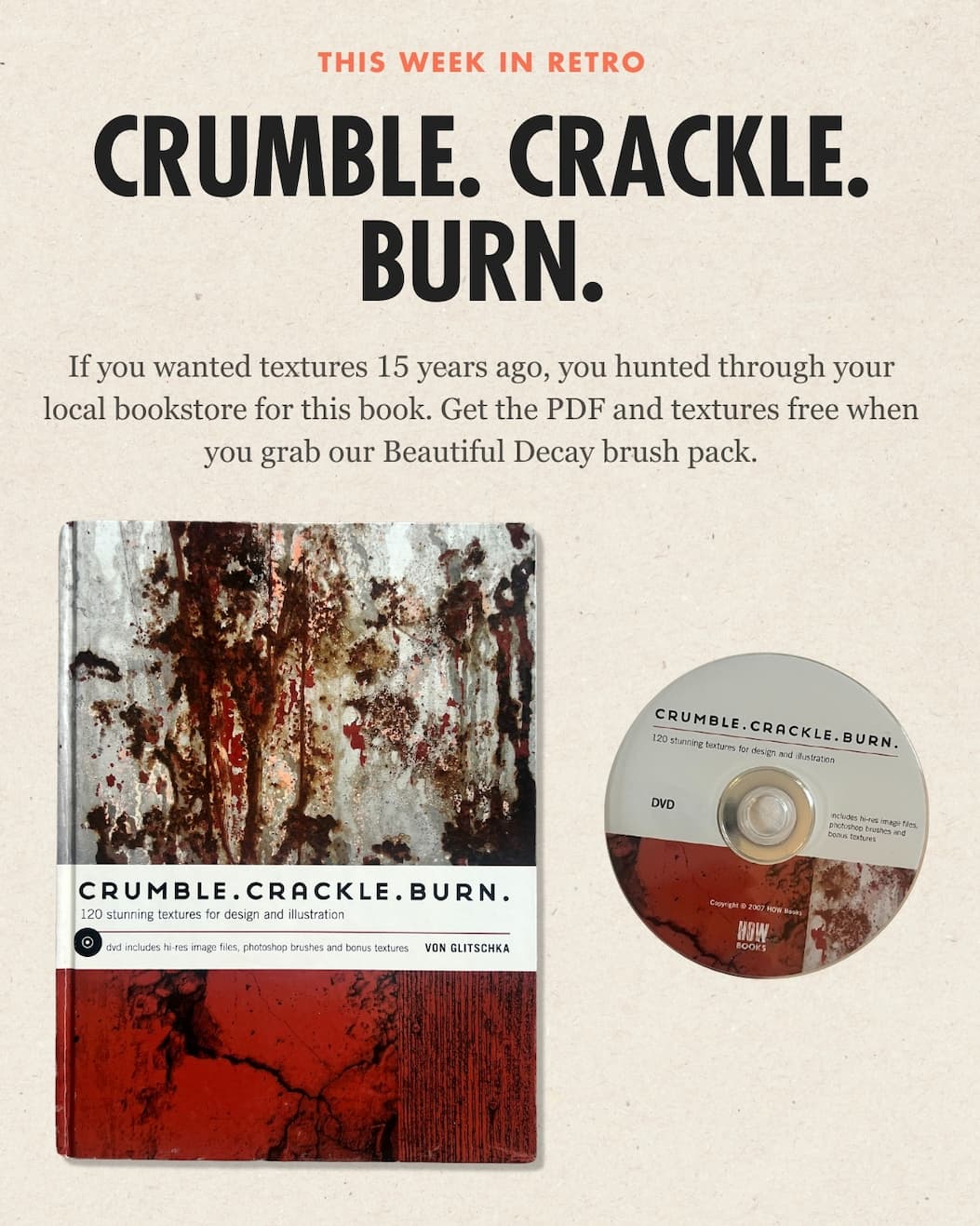 Crumble Crackle Burn - Free when you buy Beautiful Decay Brush & Texture pack