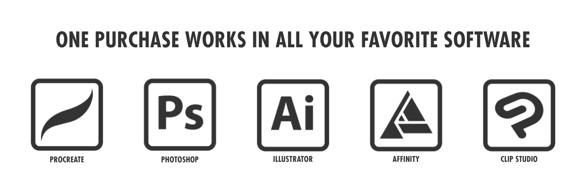 One Purchase Works in All Your Favorite Software